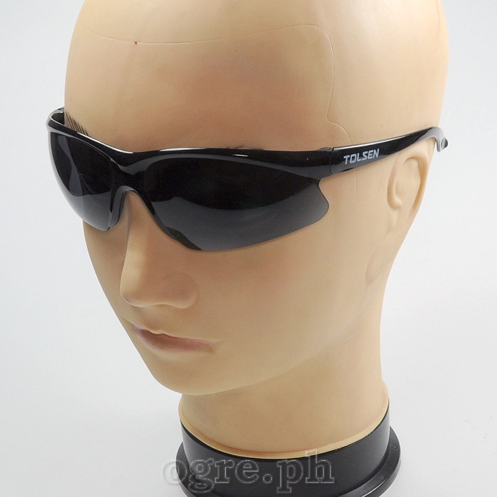 45073 Polycarbonate Black Safety Goggles