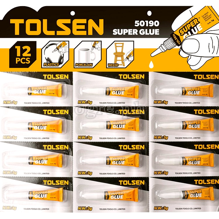 50190 Super Glue 3 Gms 12 Pack