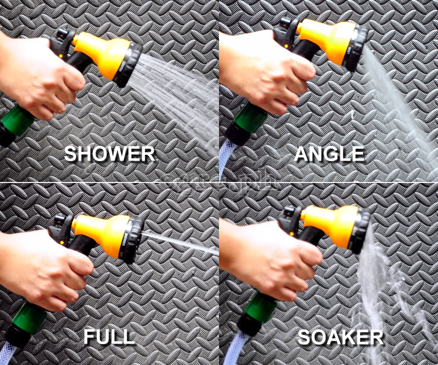 57100 8 Pattern Nozzle with Soft Trigger Handle