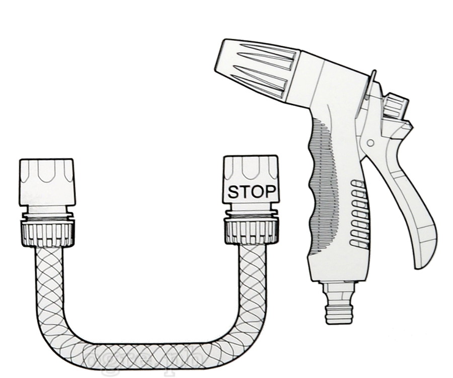 57101 Adjustable Nozzle with Soft Trigger Handle