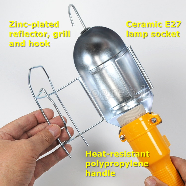 60050 Hanging Work Lamp / Trouble Light with 5m Cord