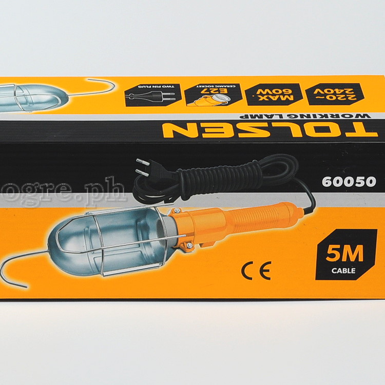 60050 Hanging Work Lamp / Trouble Light with 5m Cord