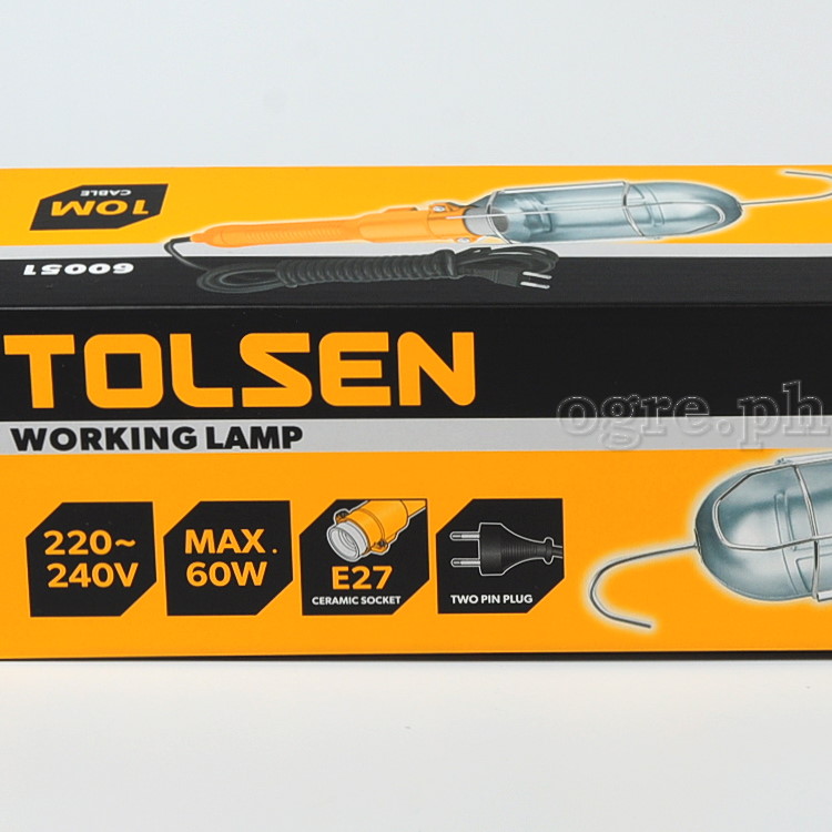 60051 Hanging Work Lamp / Trouble Light with 10m Cord