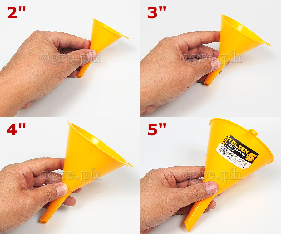 65228 4pcs PP Funnel Set