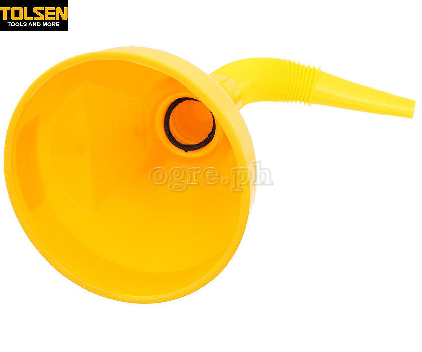 65230 145mm (5.7") Polyethylene Funnel with Stainless Mesh