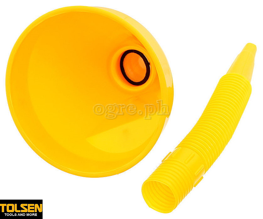 65230 145mm (5.7") Polyethylene Funnel with Stainless Mesh