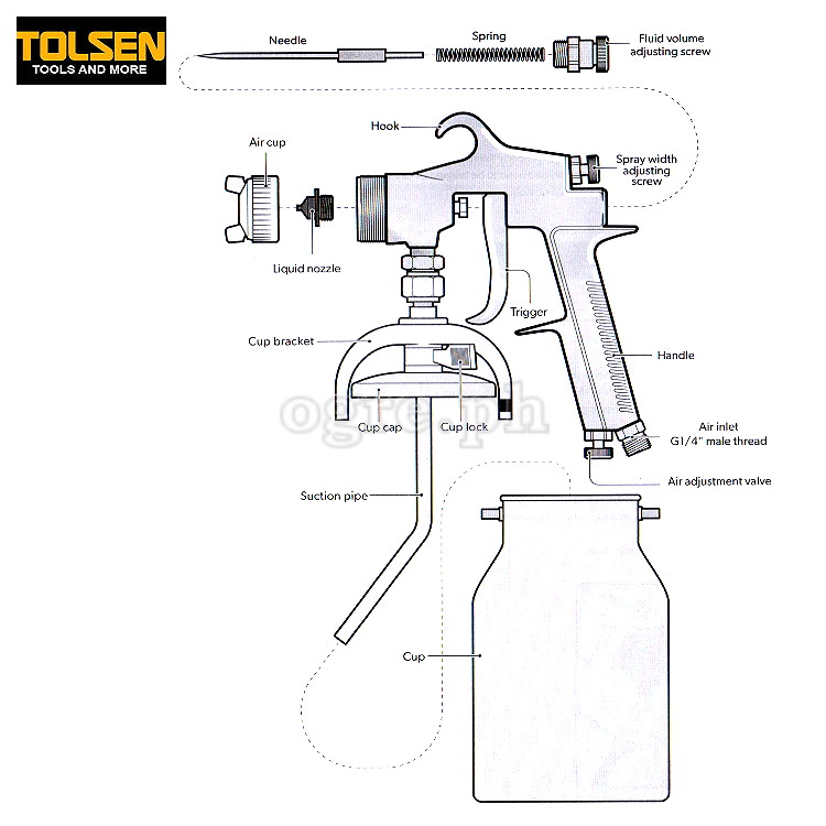 73185 Spray Gun 1000ml