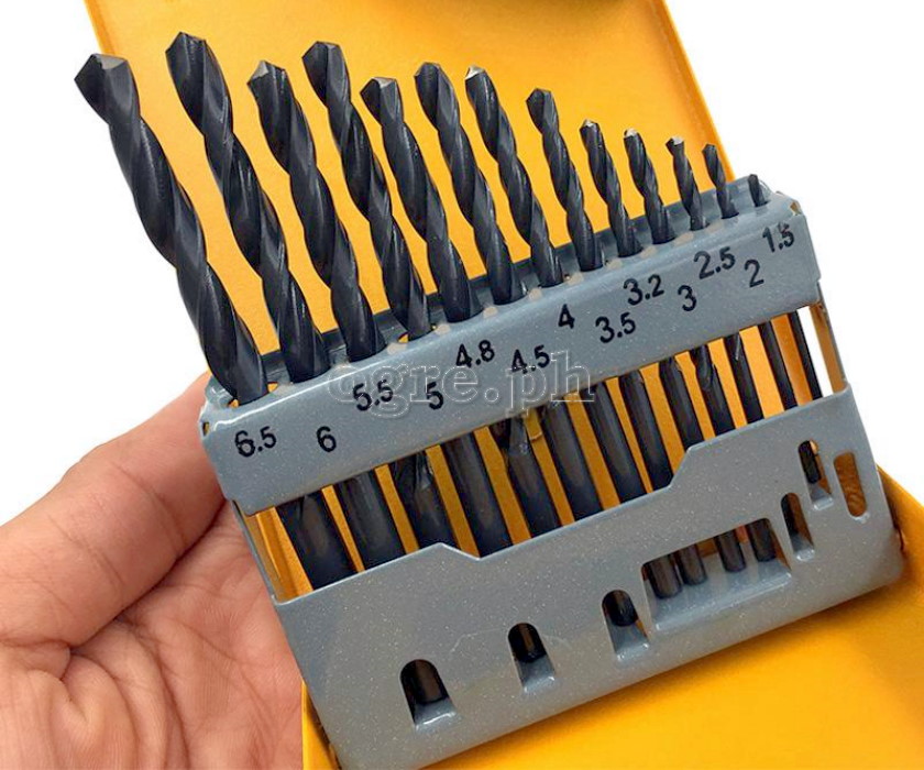 75080 13pcs HSS Drill Bits Set (1.5-6.5mm)