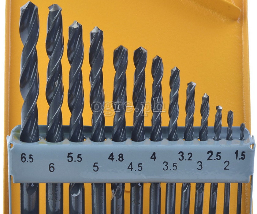 75080 13pcs HSS Drill Bits Set (1.5-6.5mm)
