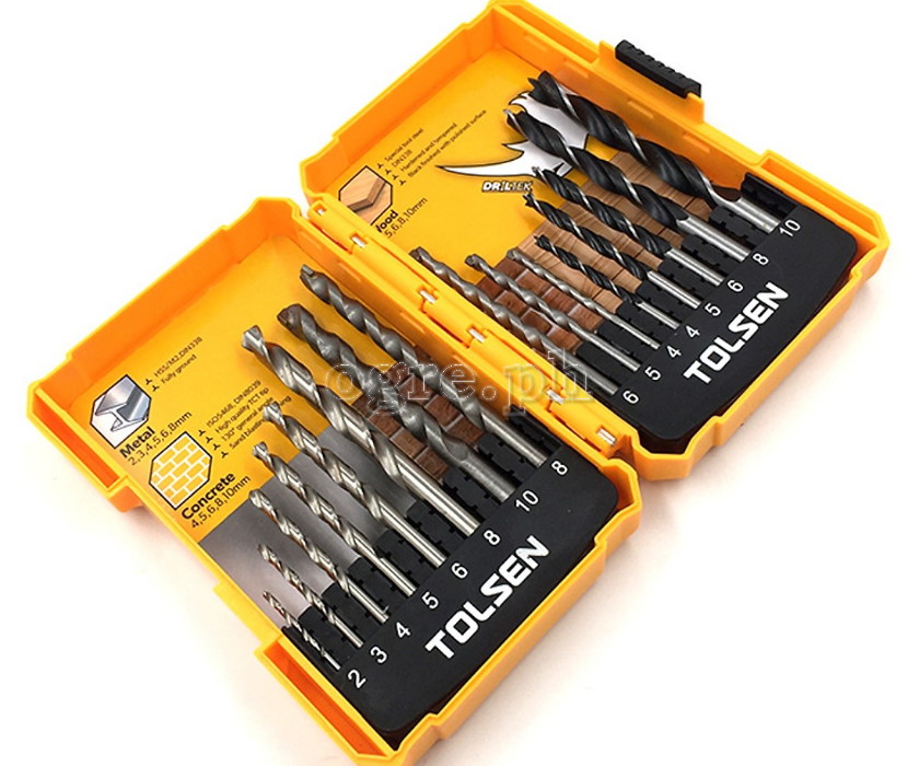 75628 16pcs Assorted Drill Bits Set