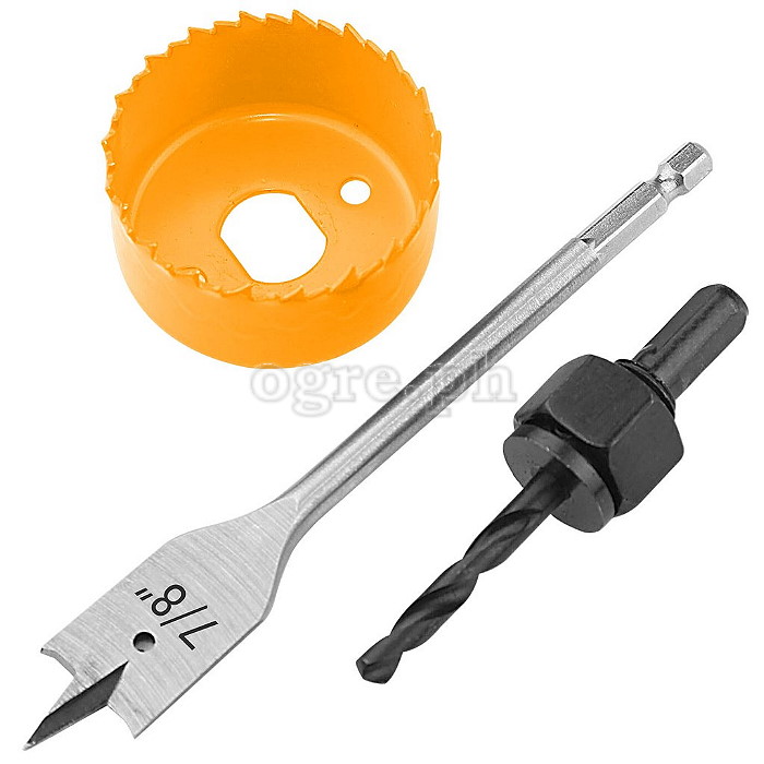 75868 3pcs Door Lock Hole Saw Set