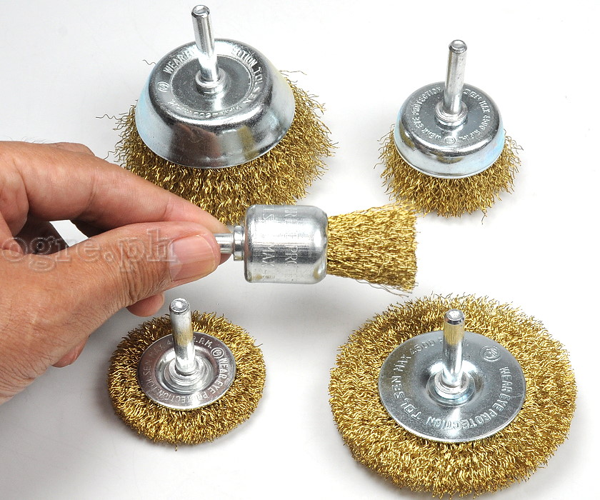 77552 5pcs Industrial Wire Brush Set