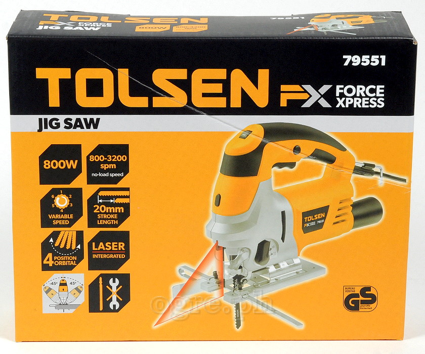 79551 Jig Saw 800w with Laser Guide