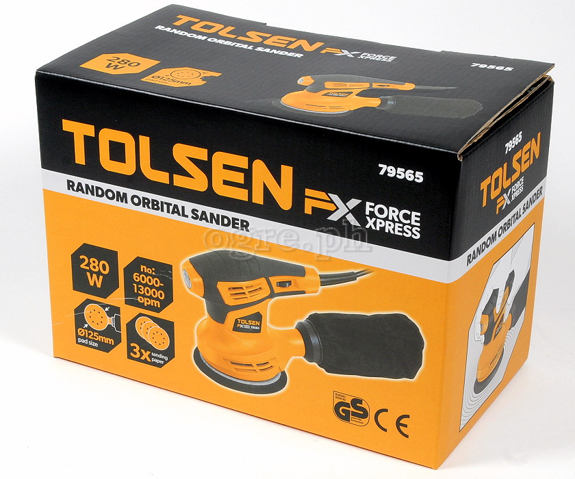 79565 Random Orbital Sander 125mm 280w