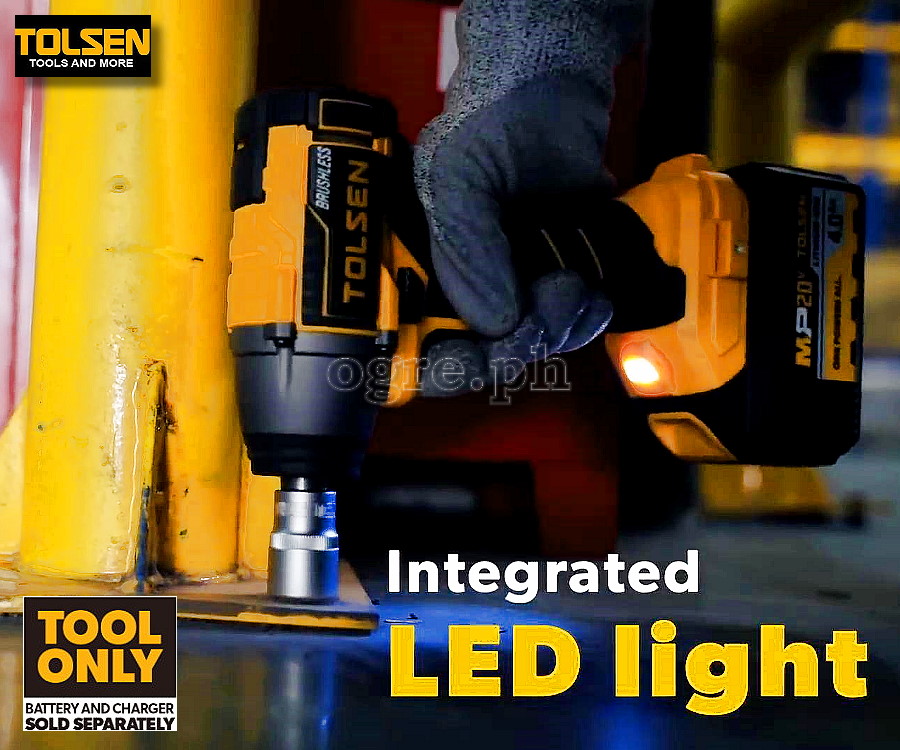 300 Nm 1/2" Brushless Cordless Impact Wrench