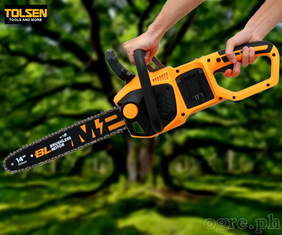 20v Cordless 355mm Brushless Chain Saw (Battery and Charger NOT INCLUDED)