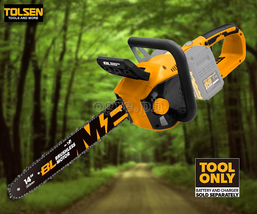 20v Cordless 355mm Brushless Chain Saw (Battery and Charger NOT INCLUDED)