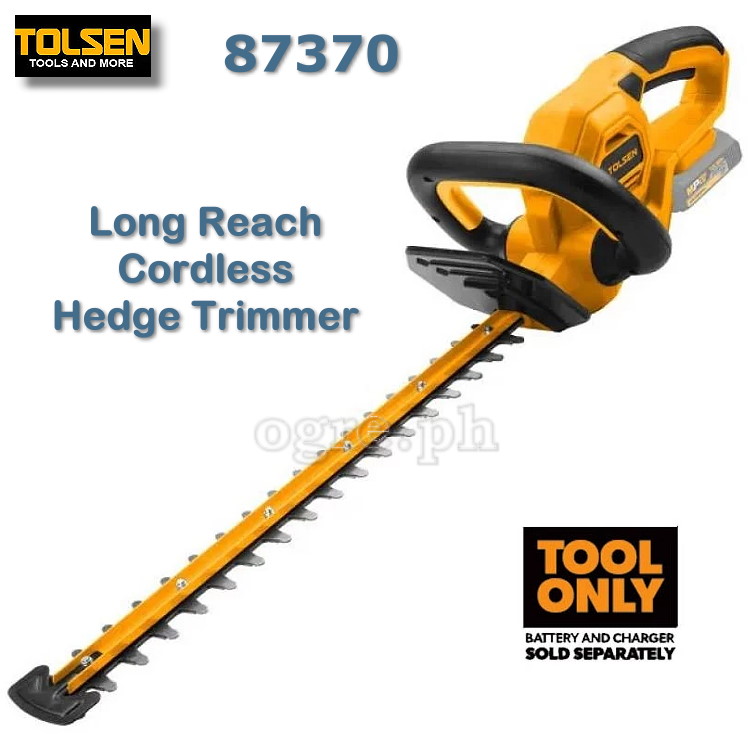 20v 450mm Long Reach Cordless Hedge Trimmer