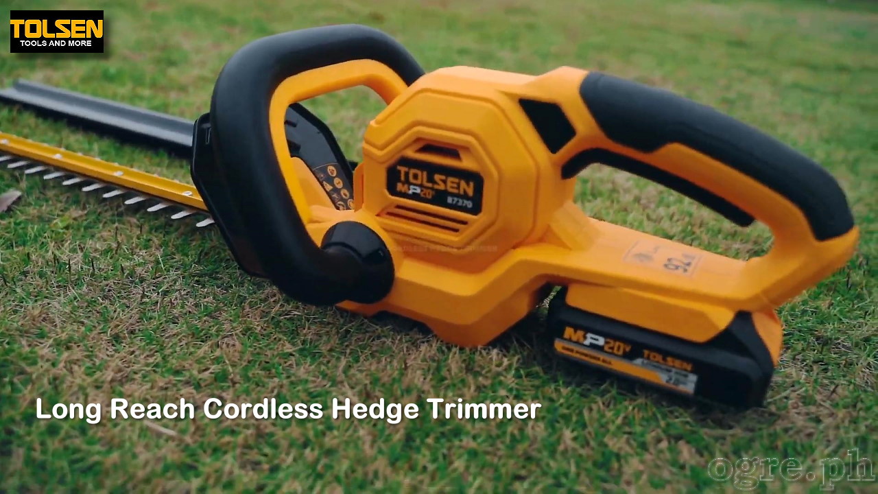 20v 450mm Long Reach Cordless Hedge Trimmer