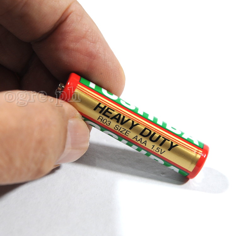 R03KG-1x10C Extra Heavy Duty Zinc Carbon 1.5V AAA Battery Pack of 10