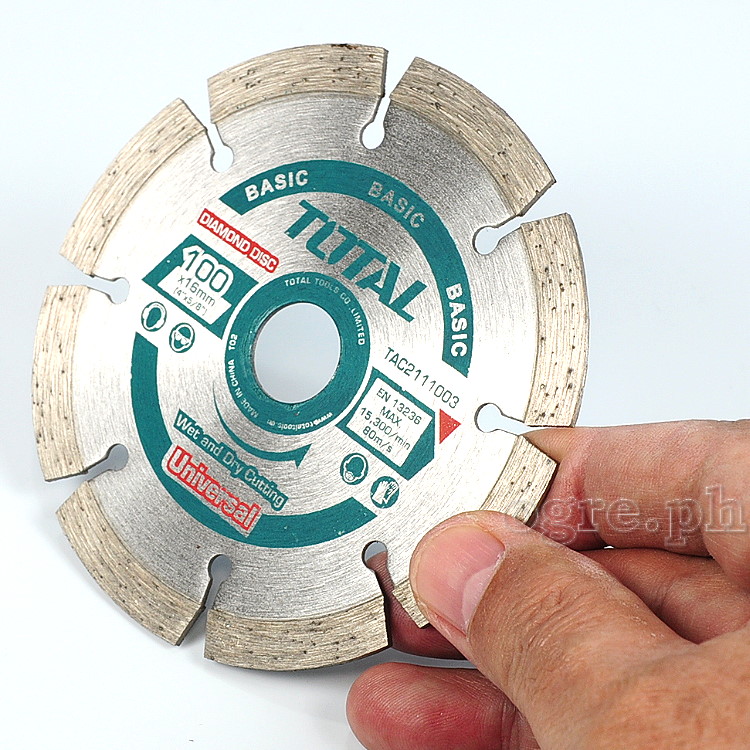 TAC2111003 Wet and Dry Diamond Cutting Disc 100mm