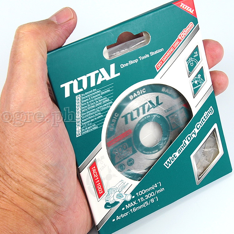 TAC2111003 Wet and Dry Diamond Cutting Disc 100mm
