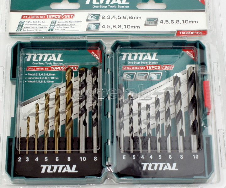 TACSD6165 Drill Bits Set 16 Pcs