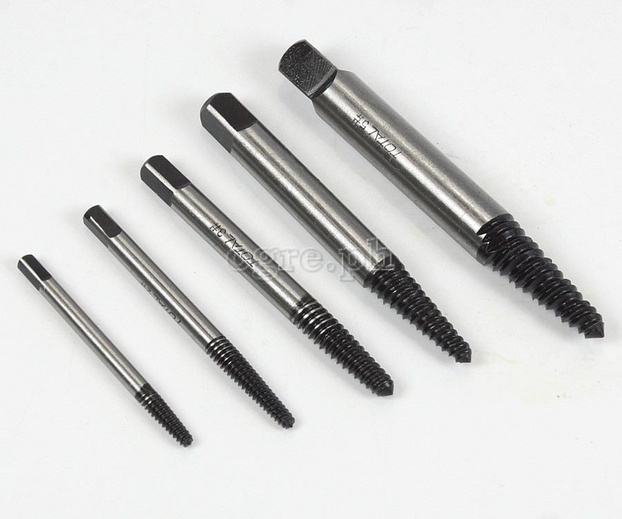 TACSE0056 5 pcs Screw Extractors Set 3-18mm