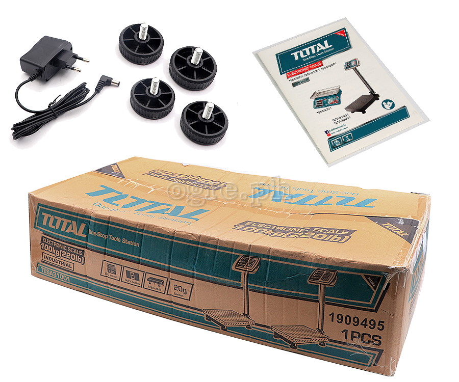 TESA31001 Industrial Electronic Weighing Scale 100kg (220lb)