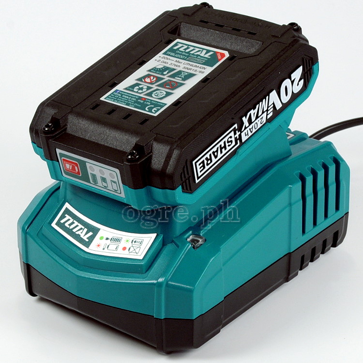 TFCLI2001 Fast Intelligent Charger for 20V Li-Ion Batteries