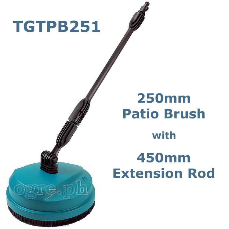 TGTPB251 250mm Patio Brush Set for /Kawasaki/Fujihama Pressure Washers