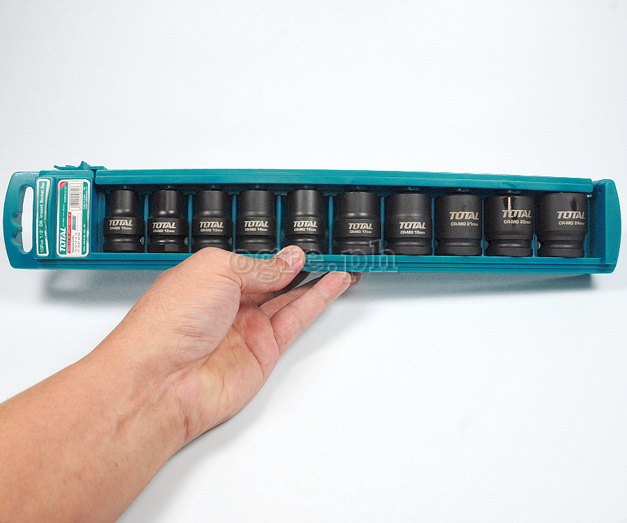 THISTD12101 1/2”-Drive Industrial Impact Sockets Set 10pcs