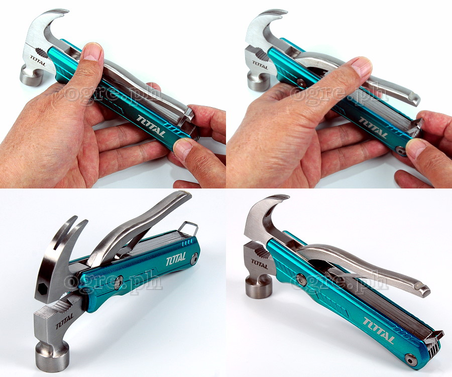 THMFH0126 Multi-function 12-pcs Folding Tools Set with Hammer