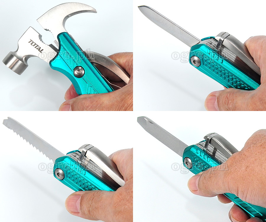 THMFH0126 Multi-function 12-pcs Folding Tools Set with Hammer