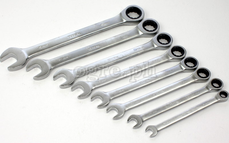THT102RK086 Ratchet Spanner Set 8pcs
