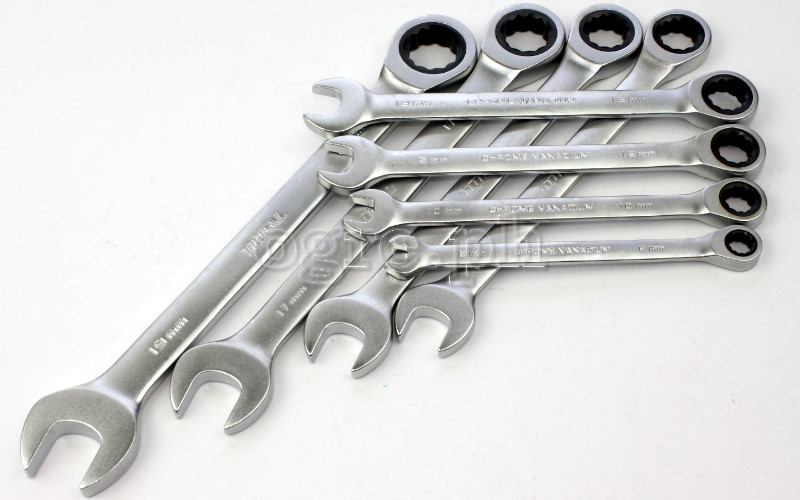 THT102RK086 Ratchet Spanner Set 8pcs
