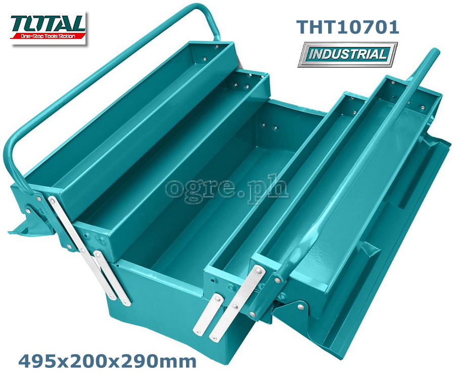 THT10701 3 Layers Metal Tool Box Large 495x200x290mm