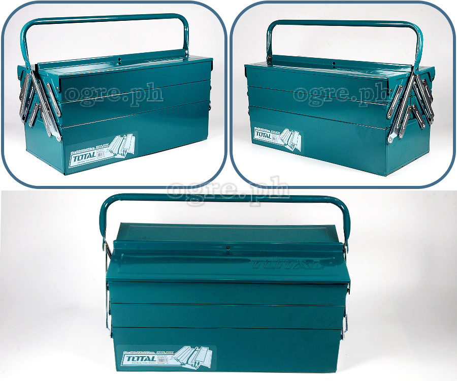 THT10702 3 Layers Metal Tool Box Medium 400x200x195mm