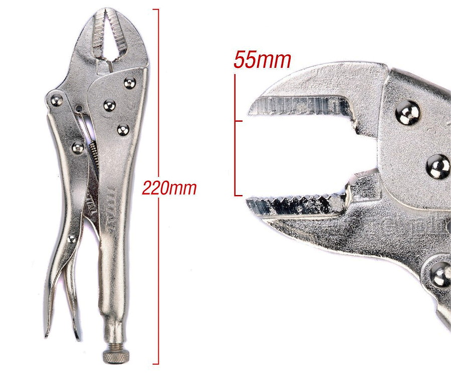 THT191002 250mm (10”) Straight Jaws Locking Pliers