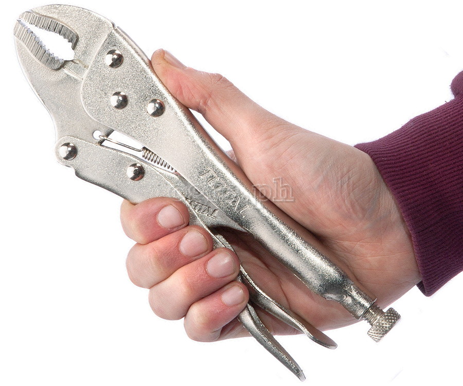 THT191003 250mm (10”) Curved Jaws Locking Pliers