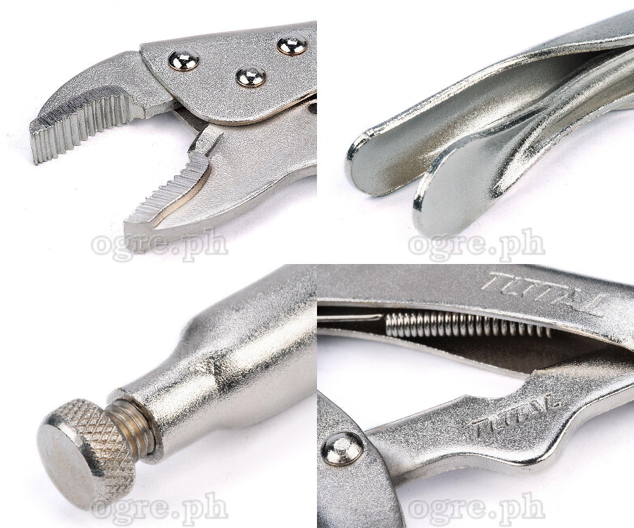 THT191003 250mm (10”) Curved Jaws Locking Pliers