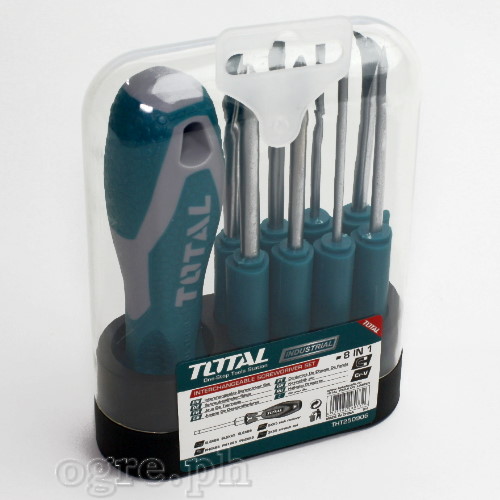 THT250906 9 pcs Interchangeable Screwdriver Set