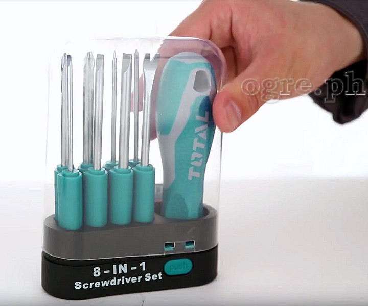 THT250906 9 pcs Interchangeable Screwdriver Set
