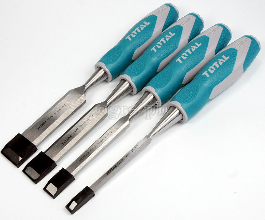 THT41K0401 4-pcs  Industrial Wood Chisel Set