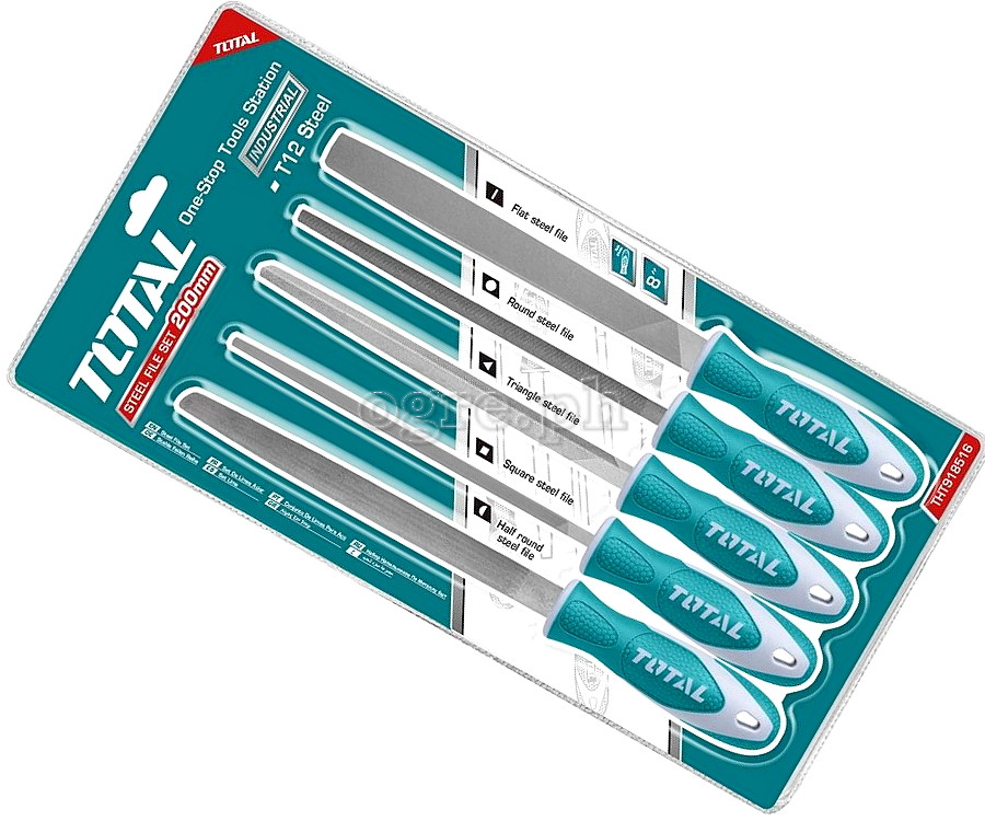 THT918516 5pcs Industrial Steel Files Set