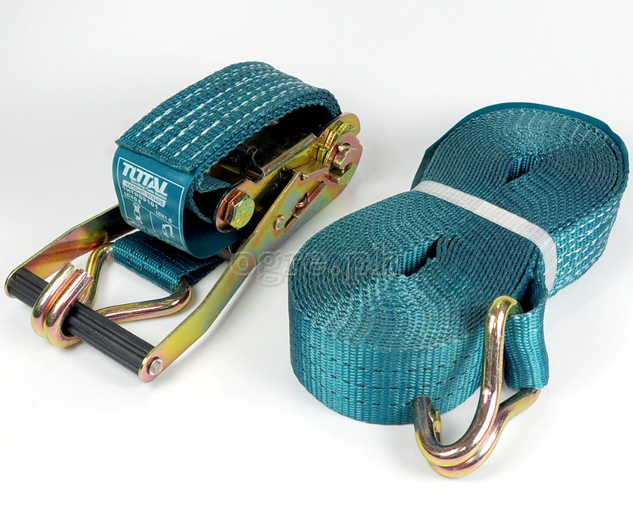 THTRS3061 Heavy-Duty 3-Ton Ratchet Straps Set 50mmx6M