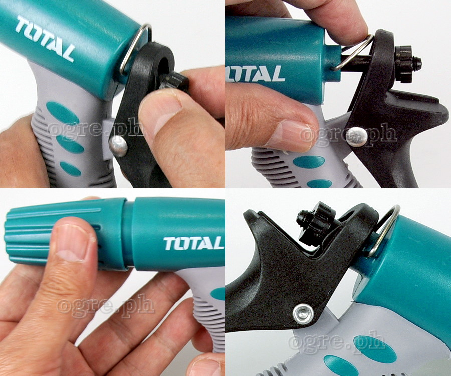 THWS010301 3-Pattern Garden Hose Spray Nozzle