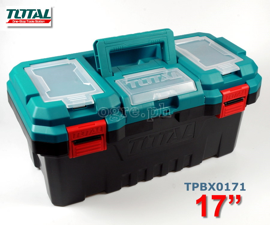 TPBX0171 17” Heavy Duty Plastic Tool Box