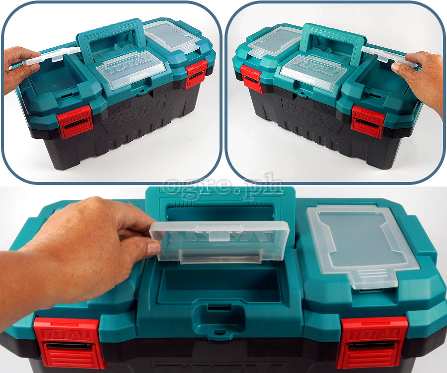 TPBX0171 17” Heavy Duty Plastic Tool Box