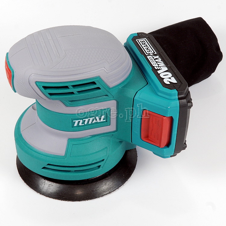 TROSLI2001S Cordless Orbital Sander Set (with 20V Lithium-Ion Battery and Charger)